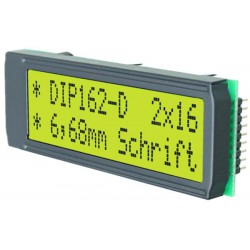 ELECTRONIC ASSEMBLY EA DIP162-DNLED