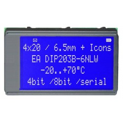 ELECTRONIC ASSEMBLY EA DIP203B-6NLW