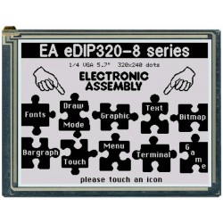 ELECTRONIC ASSEMBLY EA EDIP320J-8LWTP