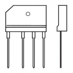 Diodes Incorporated GBJ10005-F