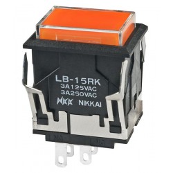 NKK Switches LB15RKW01-5D24-JD-RO