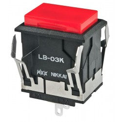 NKK Switches LB03KW01-12-CJ