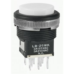 NKK Switches LB25WKW01-BJ