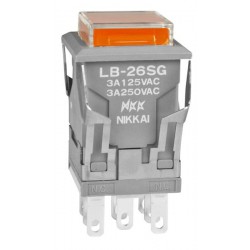 NKK Switches LB26SGW01-5D-JD